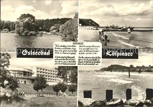 Koelpinsee Usedom Strand Richtung Steckelberg FDGB Ferienheim Koelpinshoeh  Kat. Usedom