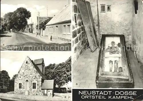 Kampehl 700jaehrige Wehrkirche nicht verweste Leichnam Ritters Kahlbutz  Kat. Neustadt Dosse