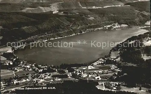 Titisee Neustadt Fliegeraufnahme mit See Kat. Titisee Neustadt