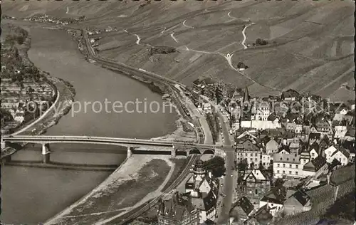 Bernkastel Kues Fliegeraufnahme Moselpartie Kat. Bernkastel Kues