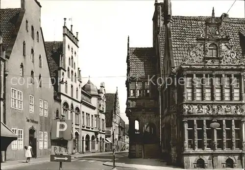 Lemgow Niedersachsen Ratsapotheke und Mittelstadt Hansestadt Kat. Lemgow