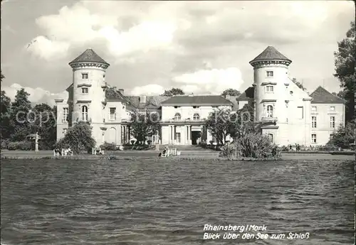 Rheinsberg Schloss am See Kat. Rheinsberg