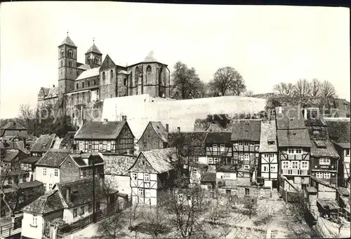 Quedlinburg Burgberg mit Stiftskirche Kat. Quedlinburg