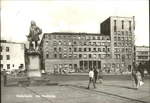 Halle Saale Marktplatz Kat. Halle