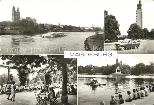 Magdeburg Elbe Dom Adolf Mittag See Kat. Magdeburg