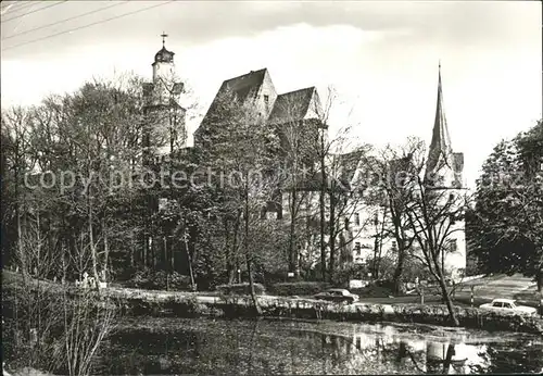 Hartenstein Zwickau Burg und Schloss Stein Kat. Hartenstein Zwickau