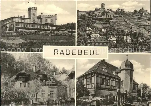 Radebeul Friedensburg Spitzhaus  Kat. Radebeul