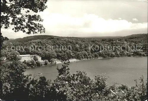 Buckow Maerkische Schweiz Blick von Bollersdorfer Hoehe Kat. Buckow Maerkische Schweiz