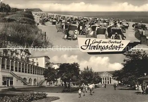 Heringsdorf Ostseebad Usedom Strand Promenade Kat. Heringsdorf