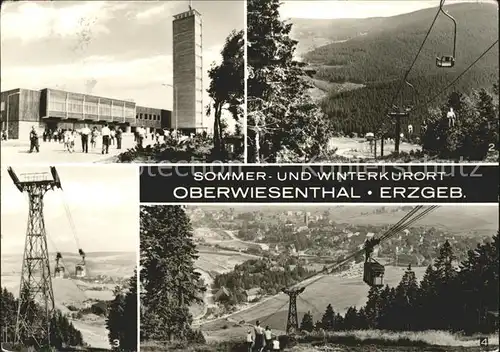 Oberwiesenthal Erzgebirge Seilbahnen HO Gasstaette Fichtelberghaus  Kat. Oberwiesenthal