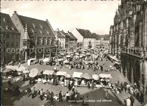 Freiburg Breisgau Mark Muenster Kaufhaus Kat. Freiburg im Breisgau