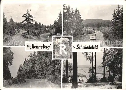 Schmiedefeld Rennsteig Rennsteig Kat. Schmiedefeld Rennsteig