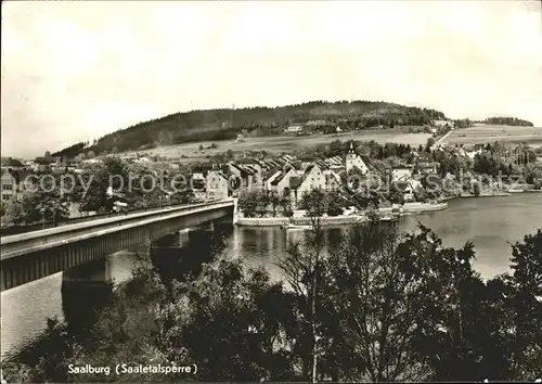 Saalburg Saale Saaletalsperre Kat. Saalburg Ebersdorf