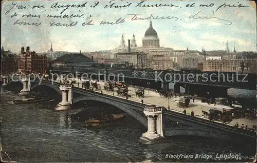 London Blackfriars Bridge Kat. City of London