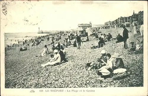 Le Treport La Plage et le Casino Kat. Le Treport