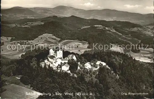 Tittling Schloss Englburg Fliegeraufnahme Kat. Tittling