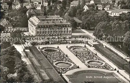 Bruehl Rheinland Schloss Augustusburg Fliegeraufnahme Kat. Bruehl