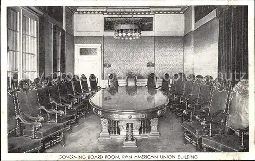 Washington DC Governing Board Room Pan American Union Building Kat. Washington