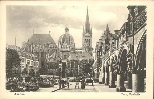 Aachen Dom Nordseite Kat. Aachen