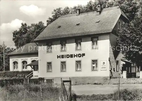 Dippoldiswalde Osterzgebirge Betriebsferienheim Heidehof Kat. Dippoldiswalde