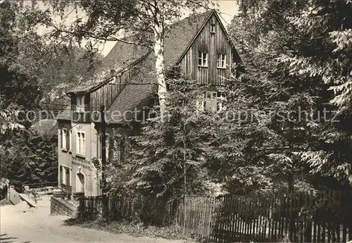 Kipsdorf FDGB Erholungsheim Margarete Walter Kat. Altenberg