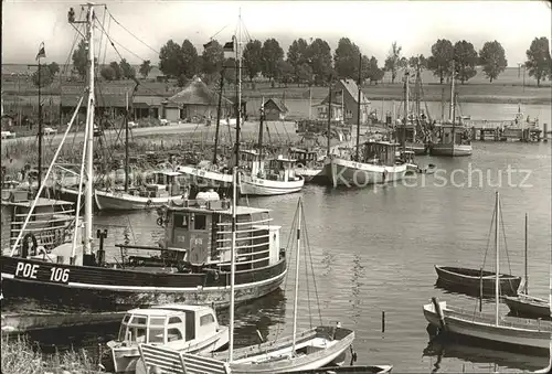 Insel Poel Kirchdorf Hafen Fischkutter Kat. Insel Poel