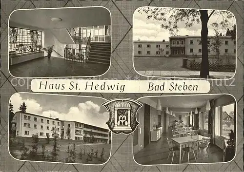 Bad Steben Muettergenesungsheim Haus St Hedwig Speisesaal Treppenaufgang Kat. Bad Steben