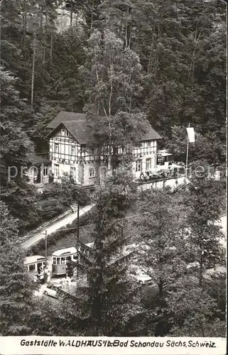 Bad Schandau Gaststaette Waldhaeus l  Kat. Bad Schandau