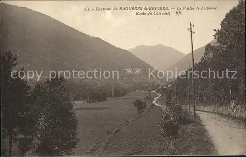 Bagneres de Bigorre Vallee de Lesponne Route du Chiraulet  Kat. Bagneres de Bigorre