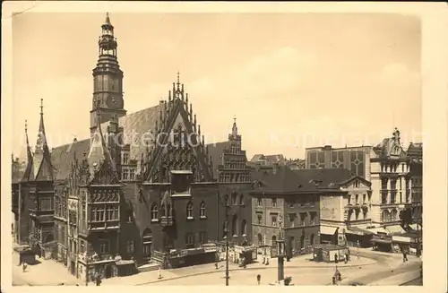 Breslau Niederschlesien Rathaus  Kat. Wroclaw