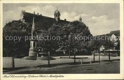 Bad Schmiedeberg Marktplatz Kat. Bad Schmiedeberg Duebener Heide