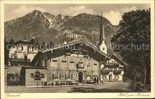 Garmisch Partenkirchen Hotel zum Hausaren Kat. Garmisch Partenkirchen