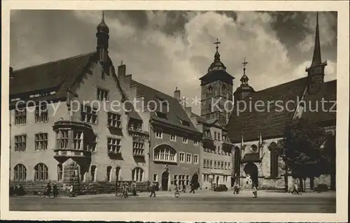 Schmalkalden Altmarkt Rathaus Kat. Schmalkalden