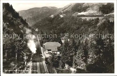 Triberg Schwarzwald Schwarzwaldbahn  Kat. Triberg im Schwarzwald