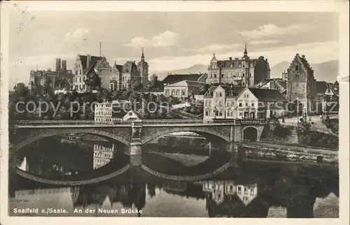 Saalfeld Saale Neue Bruecke  Kat. Saalfeld