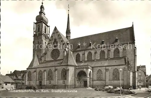 Tauberbischofsheim Katholische Stadtpfarrkirche  Kat. Tauberbischofsheim