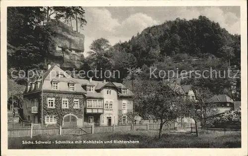 Schmilka Kohlstein Richtershorn Kat. Bad Schandau