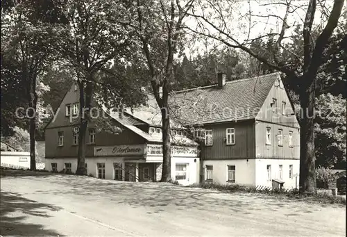 Waschleithe Gaststaette Osterlamm Kat. Beierfeld Erzgebirge