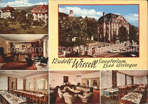 Bad Kissingen Rudolf Wissel Sanatorium Kat. Bad Kissingen