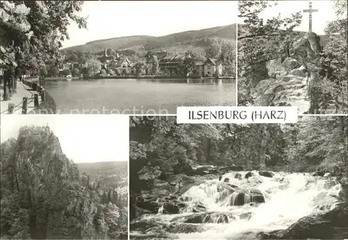 Ilsenburg Harz Forellenteich Ilsestein Ilsefaelle Kat. Ilsenburg Harz