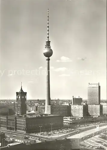 Berlin Rathaus Fernsehturm  Kat. Berlin