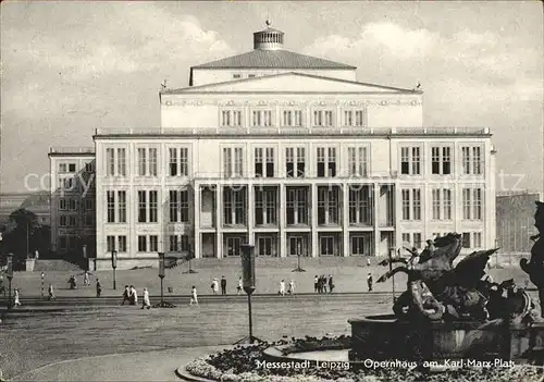 Leipzig Opernhaus Karl Marx Platz Kat. Leipzig