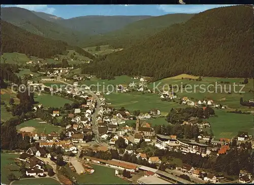 Baiersbronn Schwarzwald Mitteltal Fliegeraufnahme Kat. Baiersbronn