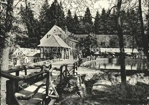 Leopoldstal Lippe Waldhotel Pension Silbermuehle Kat. Horn Bad Meinberg