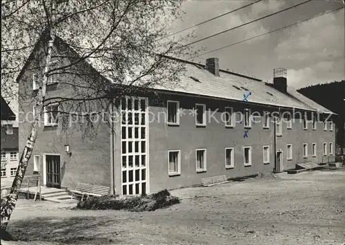 Antonshoehe Breitenbrunn Erzgebirge Ferienheim Reichsbahnausbesserungswerk Wittenberge Kat. Breitenbrunn Erzgebirge