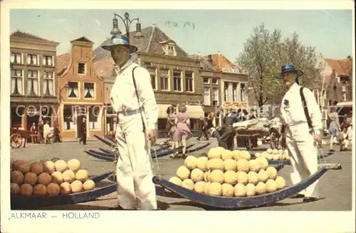 Alkmaar Kaesemarkt Kaesetraeger Kat. Alkmaar