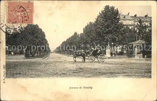 Neuilly Eure Avenue de Neuilly Kat. Neuilly