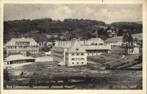 Bad Liebenstein Sanatorium Heinrich Mann Kat. Bad Liebenstein
