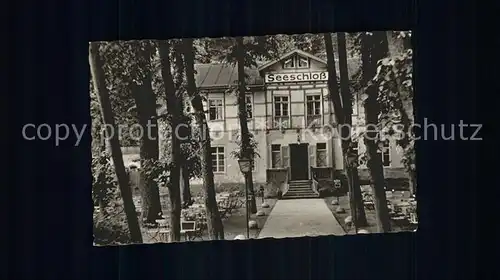 Bernau Berlin Seeschloss Lanke Kat. Bernau