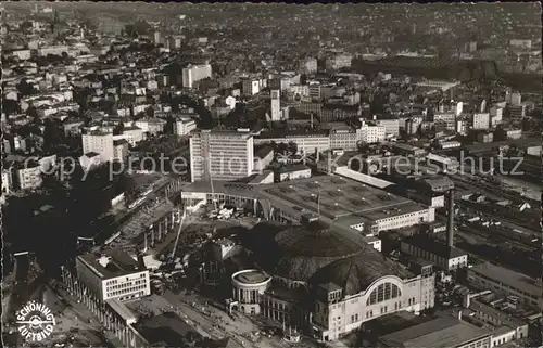 Frankfurt Main Messegelaende Fliegeraufnahme Kat. Frankfurt am Main